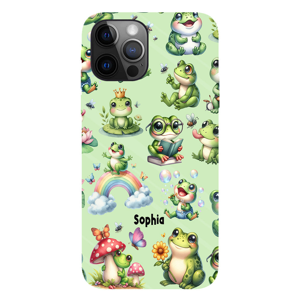 Just A Girl Who Loves Frogs - Personalized Frog Full Print Phone Case