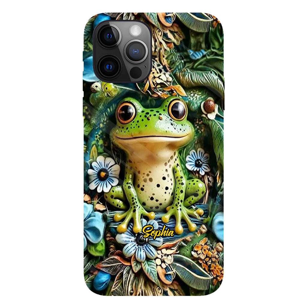 Coque de téléphone personnalisée « Grenouilles » - Motif grenouille intégral