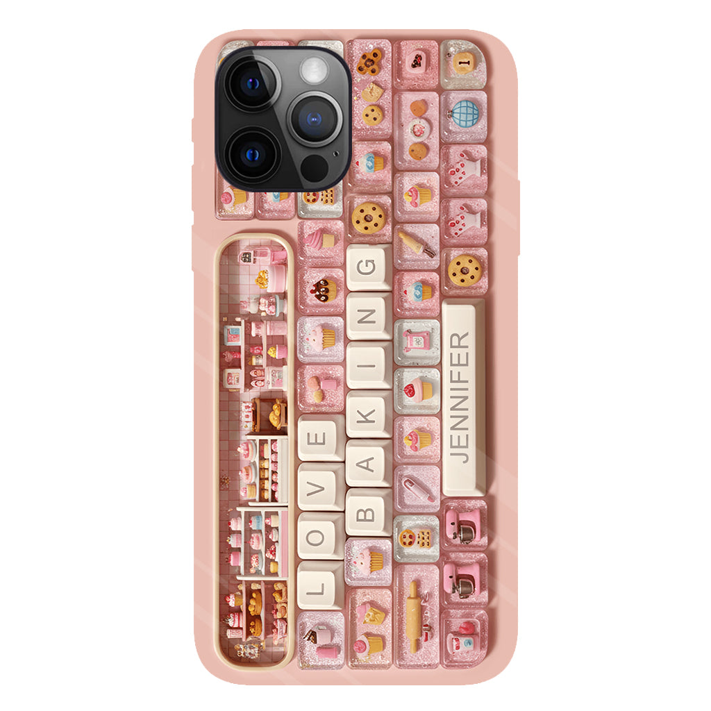 Coque de téléphone personnalisée « Passion Pâtisserie » avec motif intégral