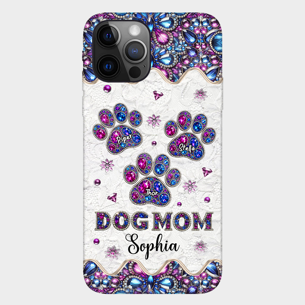 Maman de chien - Coque de téléphone personnalisée avec motif chien intégral