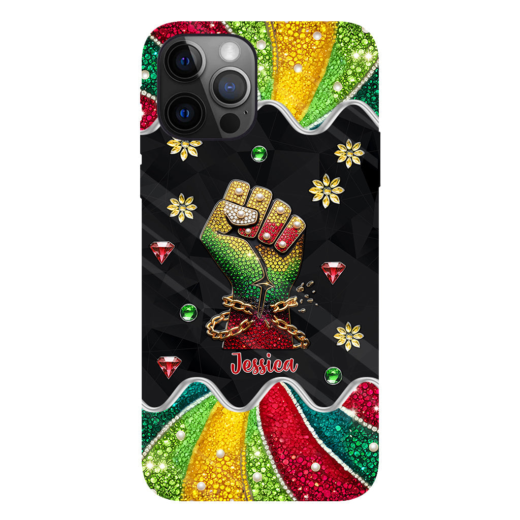 Ils ne nous aiment pas - Coque de téléphone et support de téléphone personnalisés Juneteenth avec impression intégrale