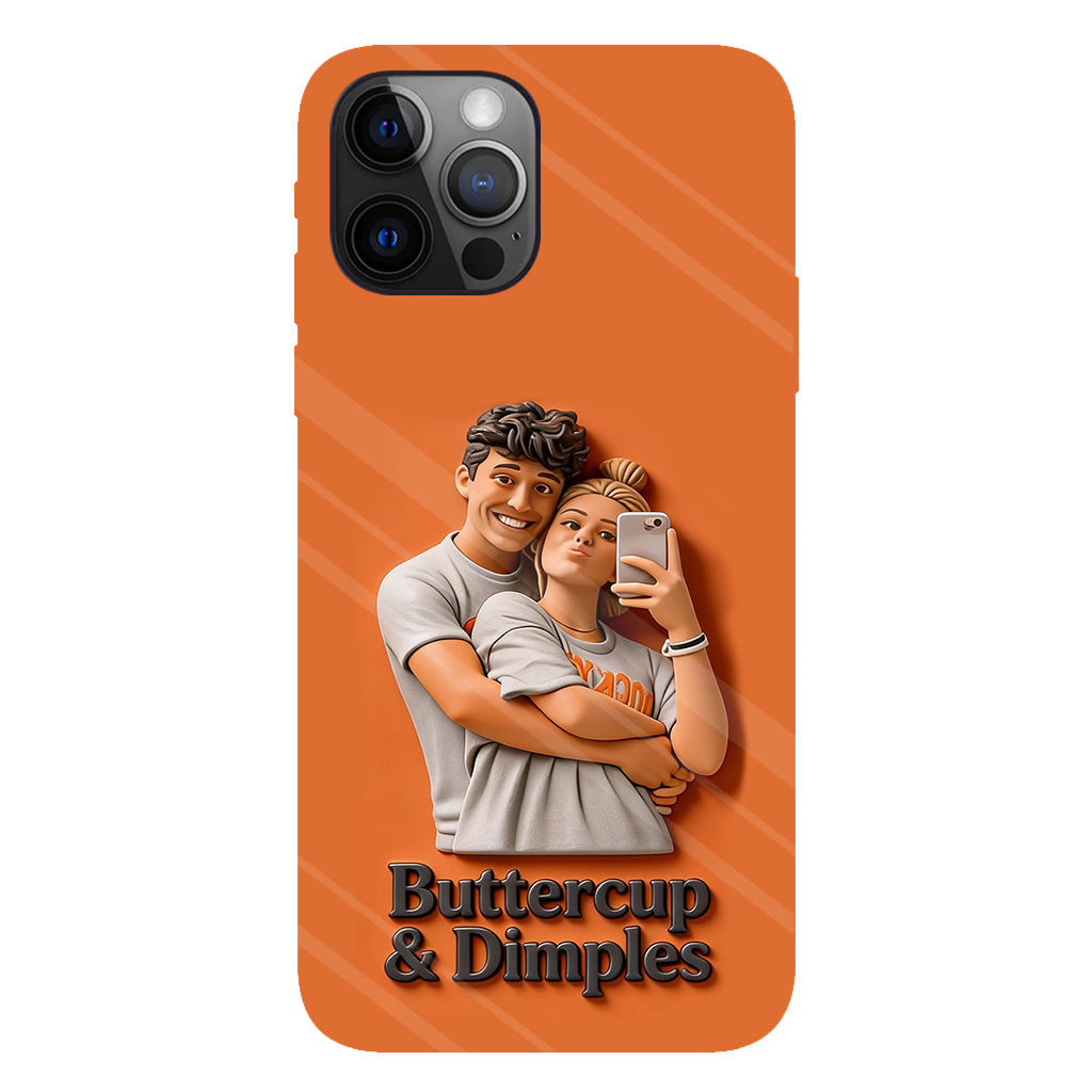Coque de téléphone personnalisée avec photo pour couple - Cadeau idéal pour la Saint-Valentin