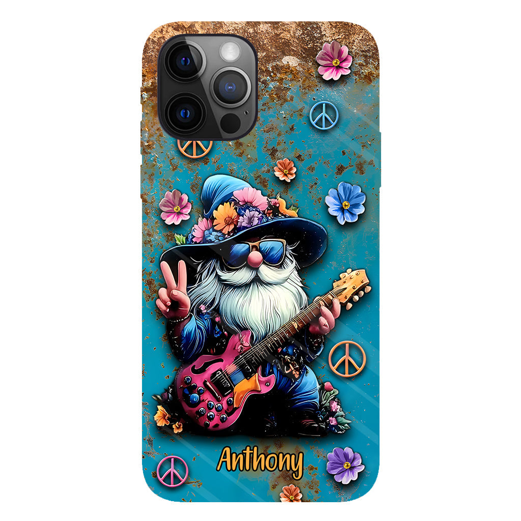 Coque de téléphone personnalisée Hippie Gnome - Motif hippie intégral