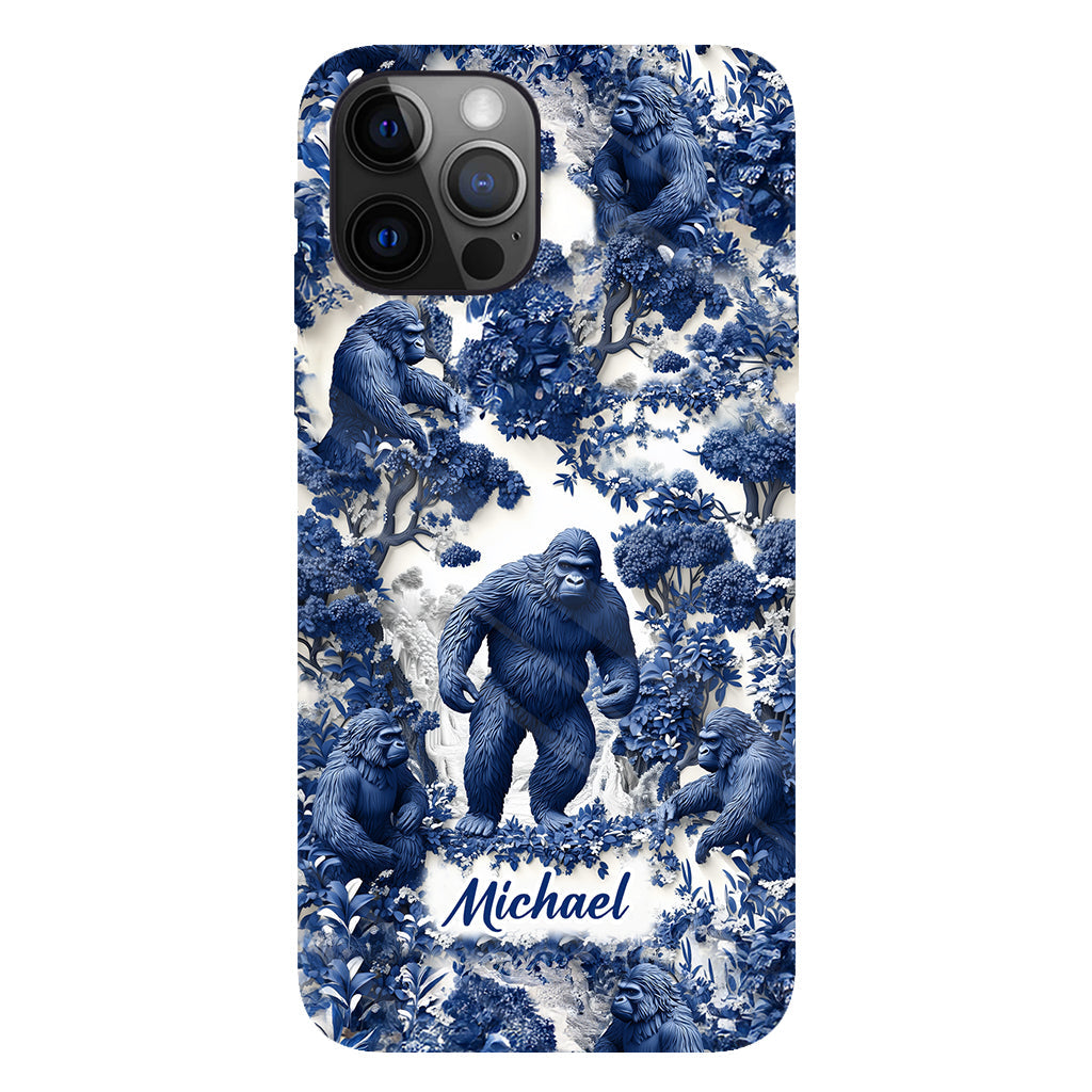 Bigfoot Summer Vibes - Personalized Hiking Full Print Phone Case