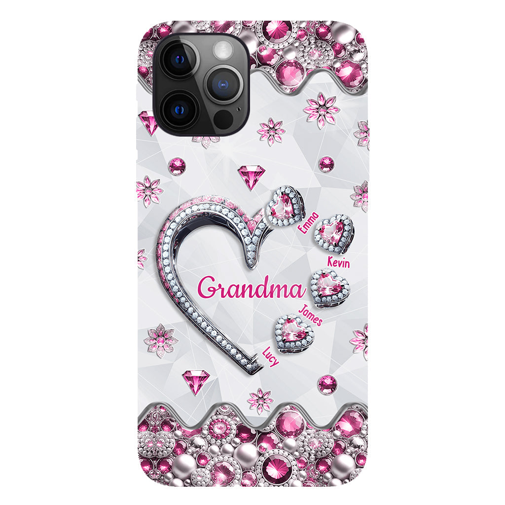 Cadeau pour grand-mère, maman… - Coque de téléphone personnalisée avec impression intégrale « Grand-mère »