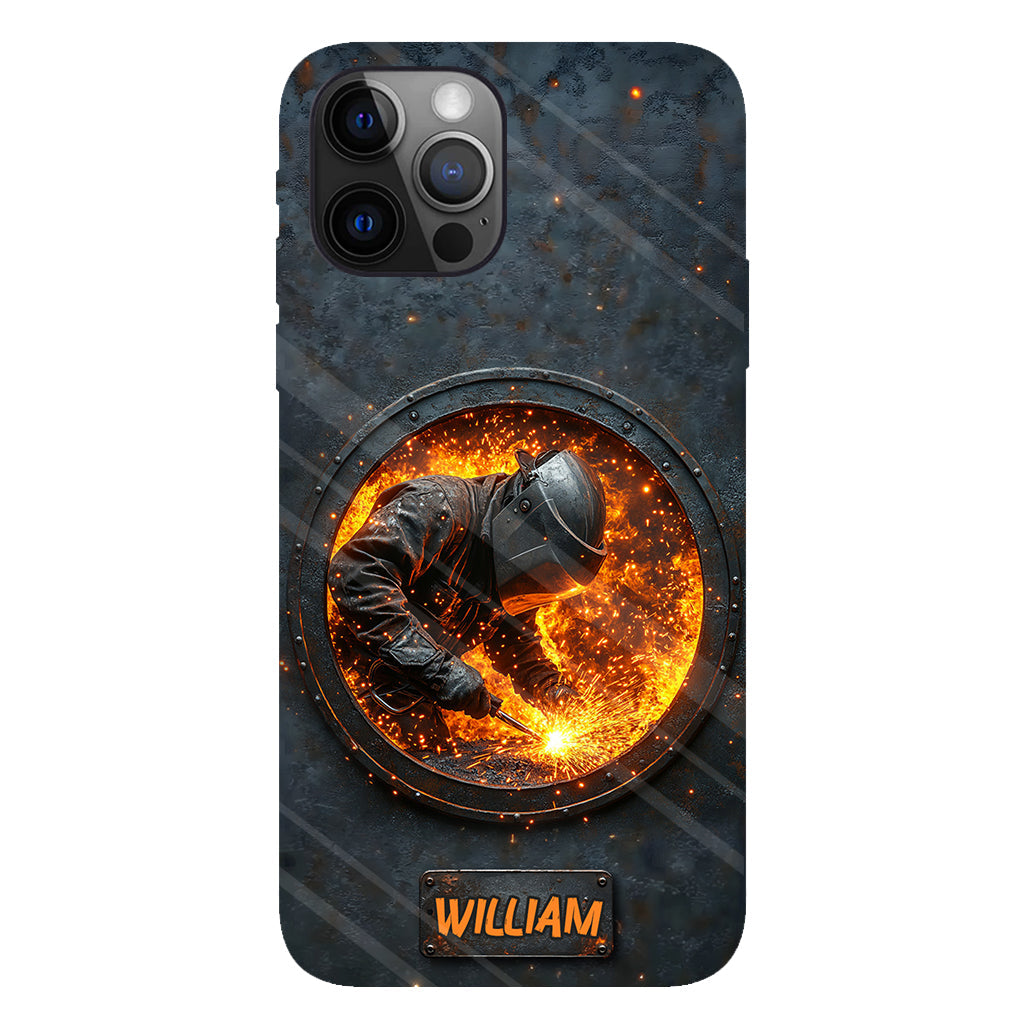 Gift For Welder Man - Personalized Welder Full Print Phone Case