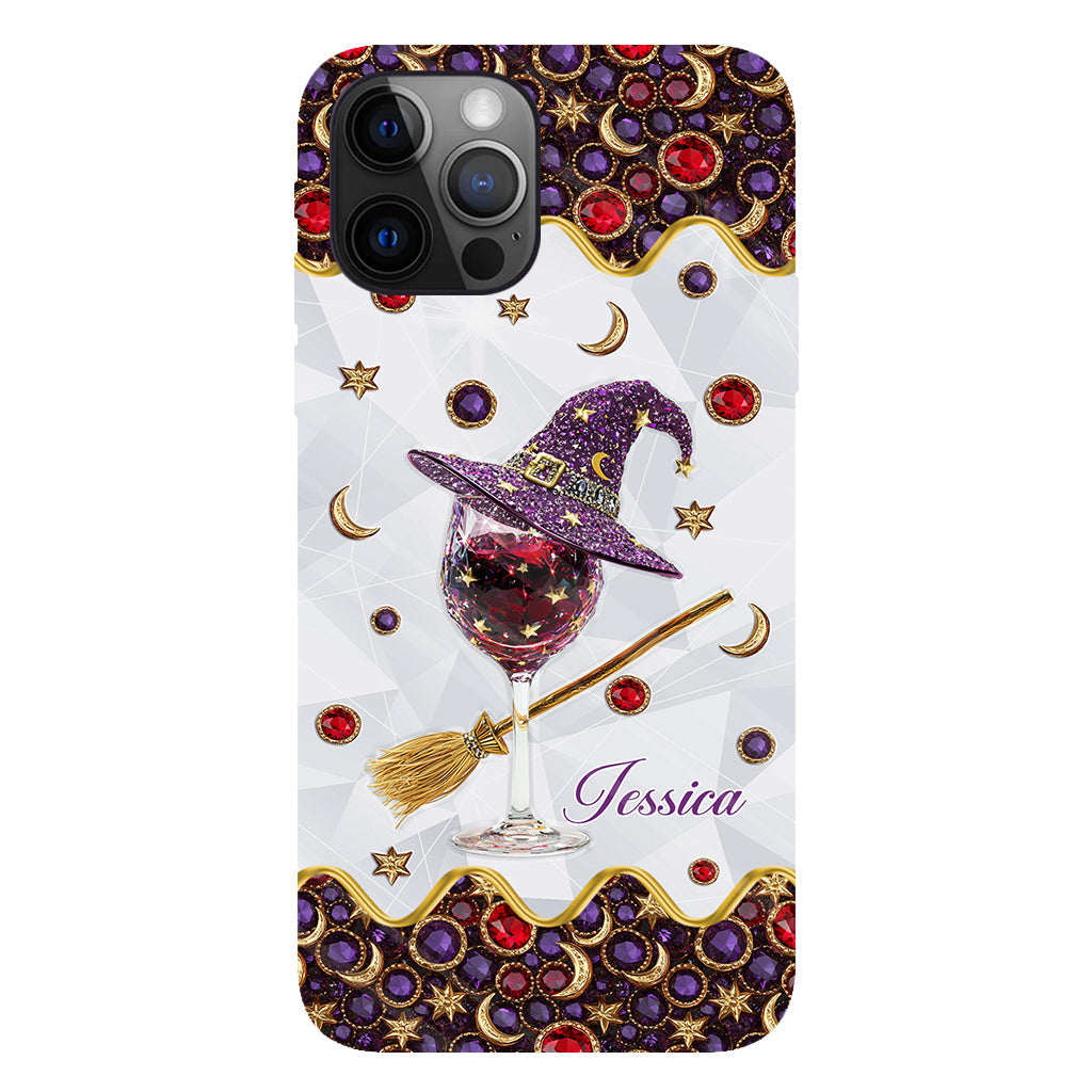 Wine Witch - Personalized Witch Full Print Phone Case