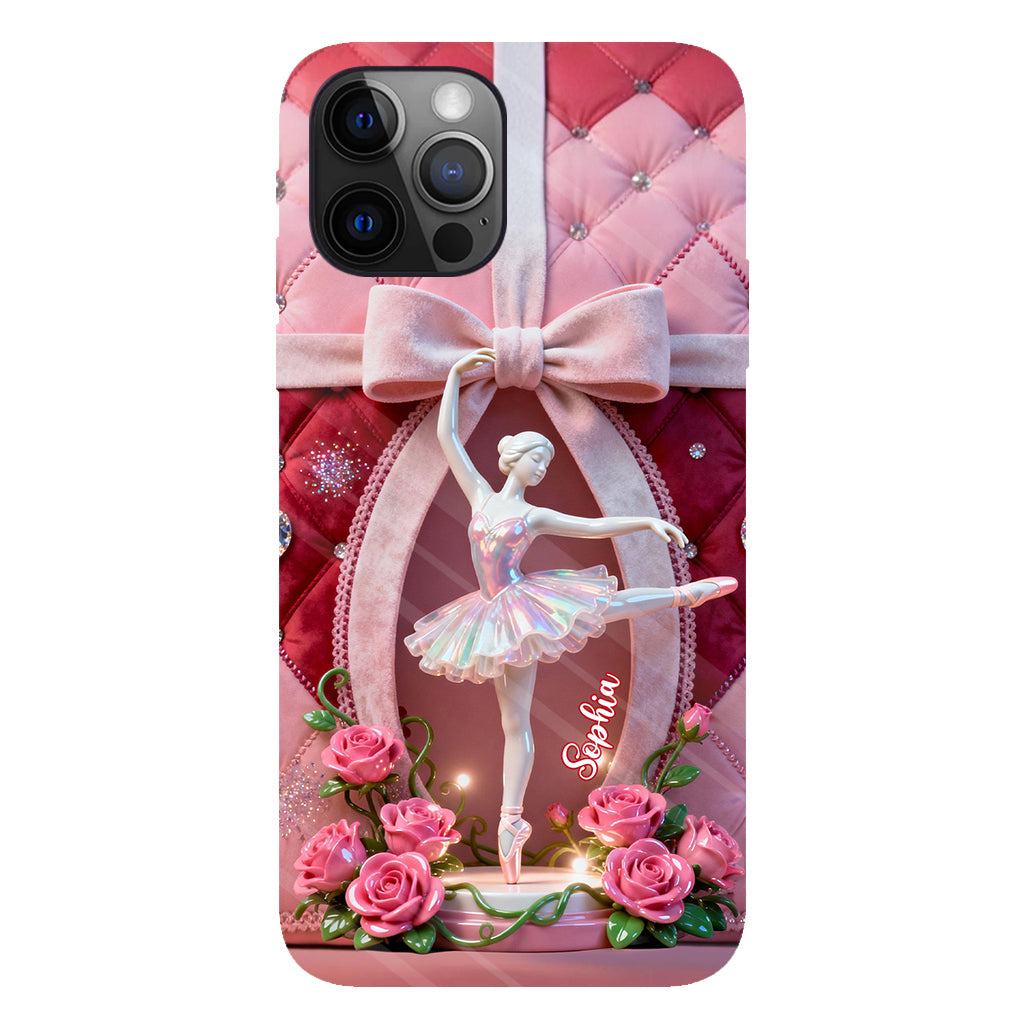 Just A Girl Who Loves To Dance - Personalized Ballet Full Print Phone Case