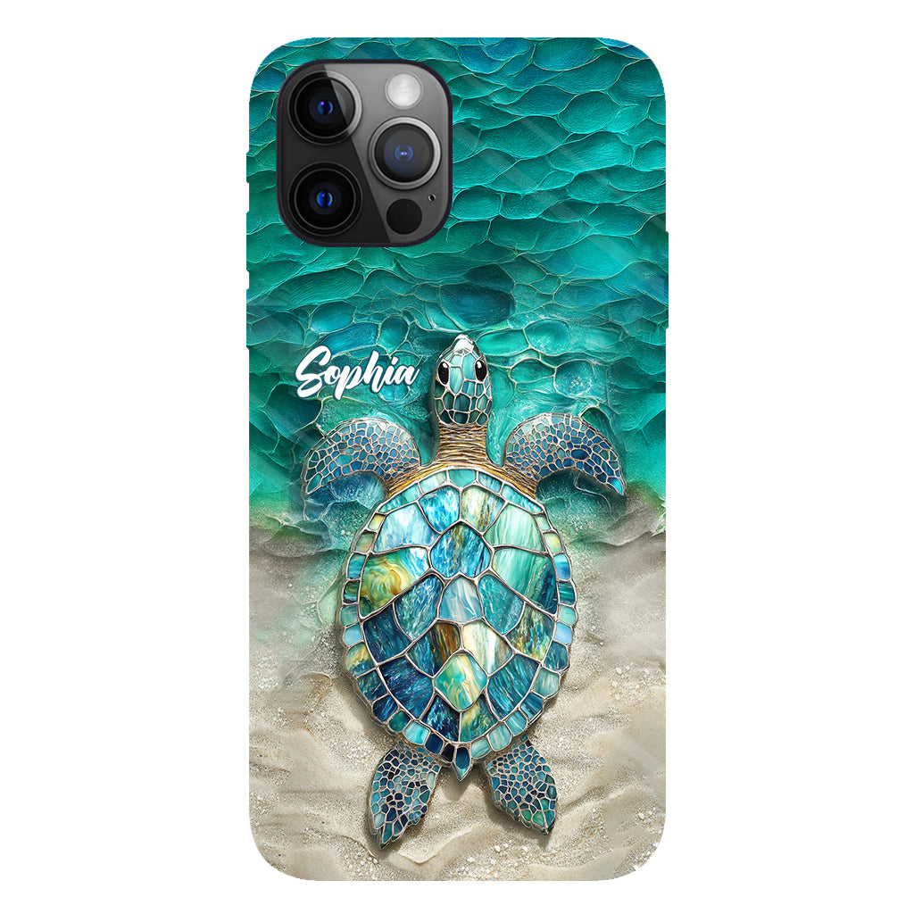 Sea Turtle Lovers - Personalized Turtle Full Print Phone Case