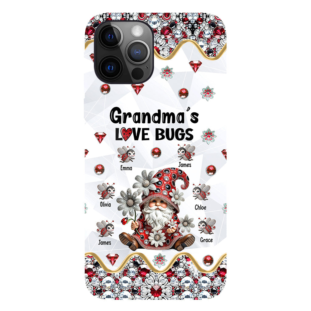 Grandma's Love Bugs - Personalized Grandma Full Print Phone Case