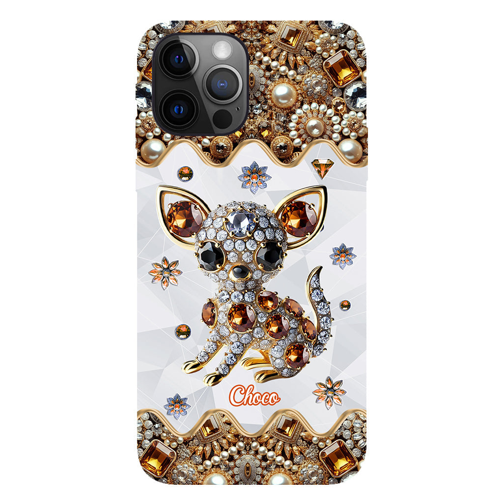 Love Chihuahuas - Personalized Dog Full Print Phone Case