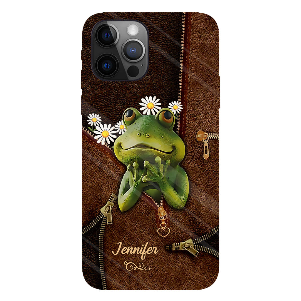 Cute Frogs - Personalized Frog Full Print Phone Case