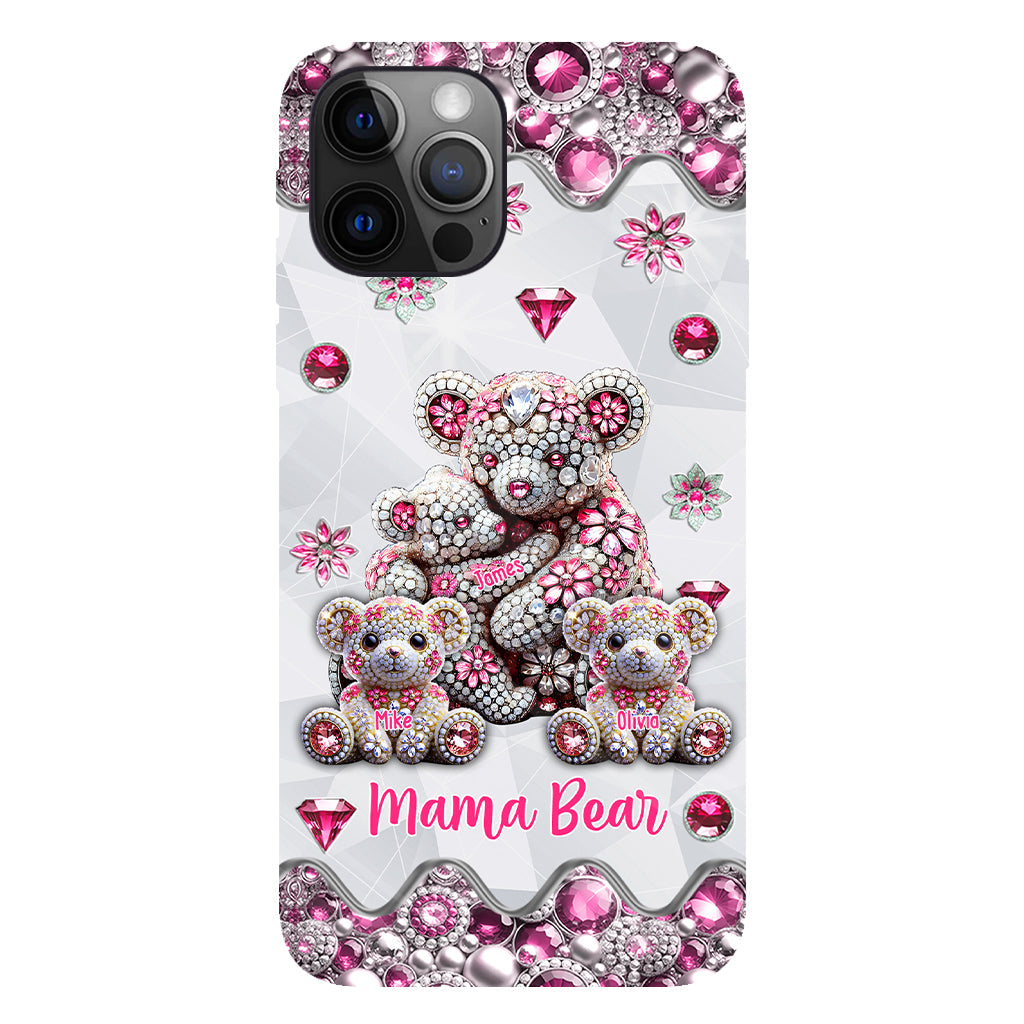 Mama Bear Gift For Mom, Grandma,.. - Personalized Mother Full Print Phone Case