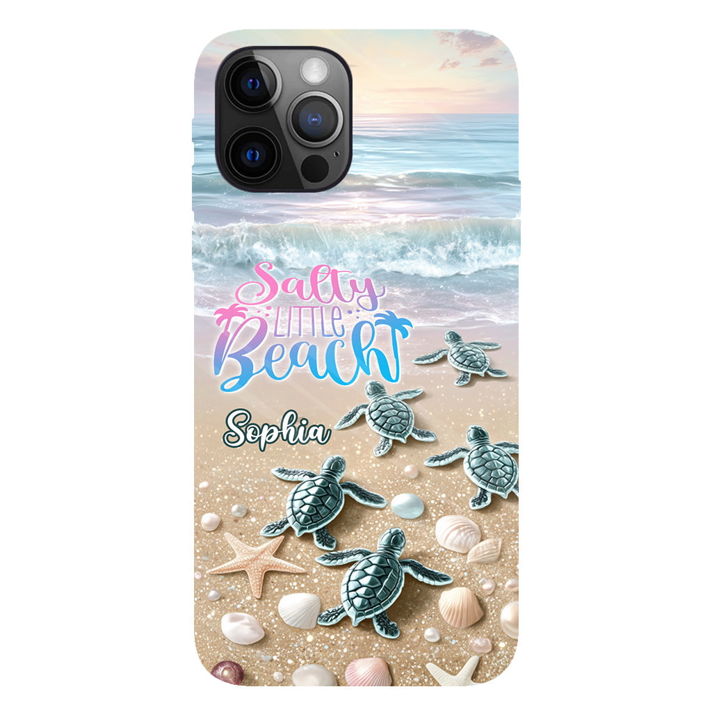 Salty Lil Beach - Coque de téléphone personnalisée pour amoureux de la mer avec impression intégrale