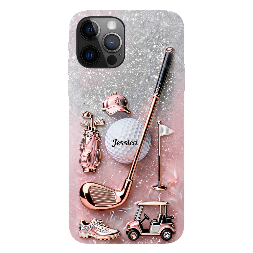Passionné de golf ? Coque de téléphone personnalisée avec imprimé golf intégral