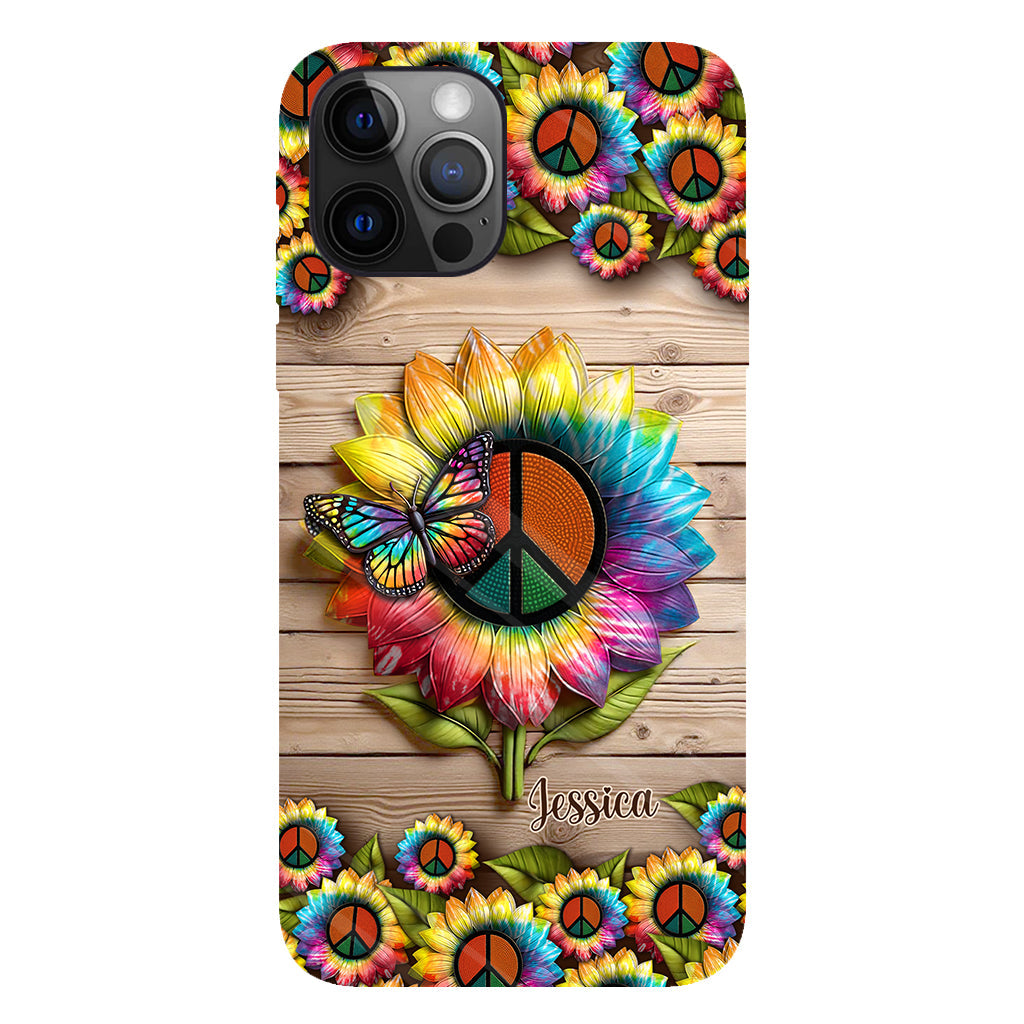 Coque de téléphone personnalisée Hippie Soul - Motif hippie intégral
