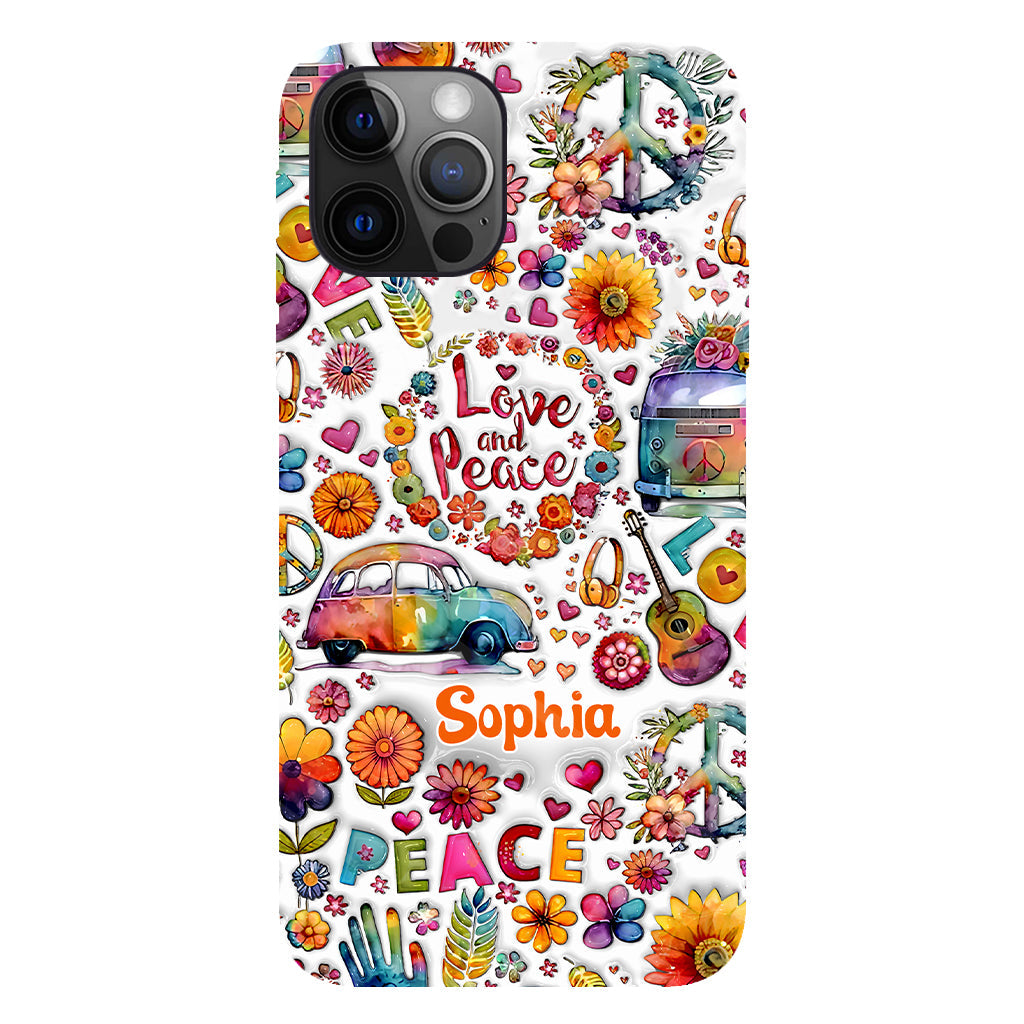 Coque de téléphone personnalisée Hippie Soul - Motif hippie intégral