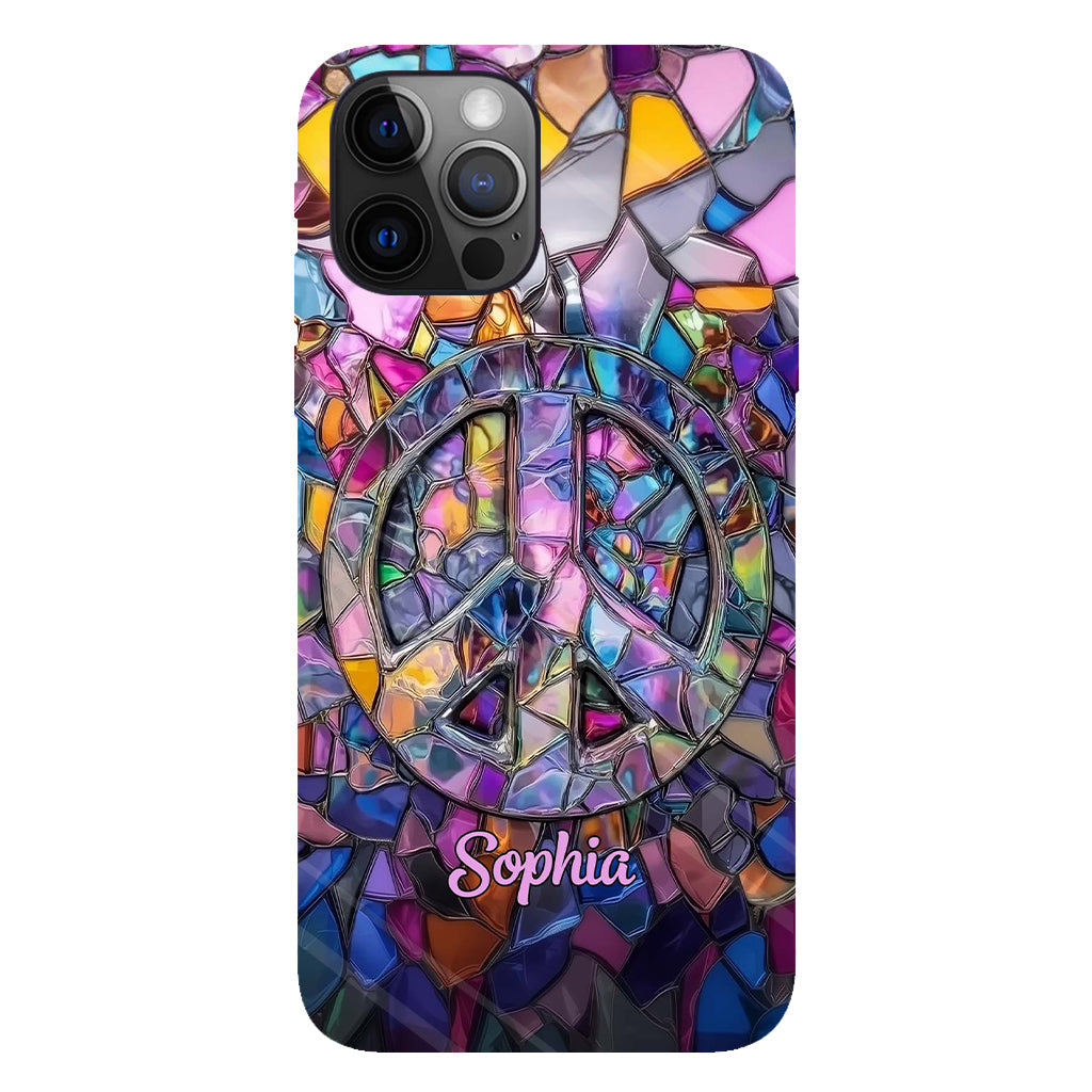 Coque de téléphone personnalisée Hippie Soul - Motif hippie intégral