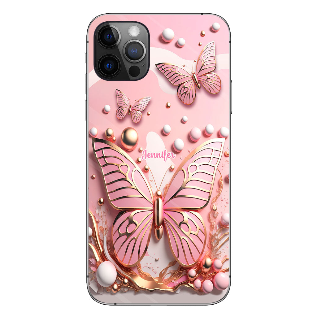 Love Butterflies - Personalized Butterfly Phone Case