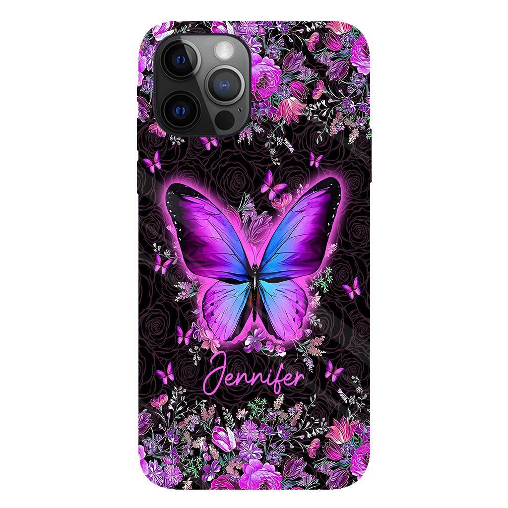 Love Butterflies - Personalized Butterfly Full Print Phone Case
