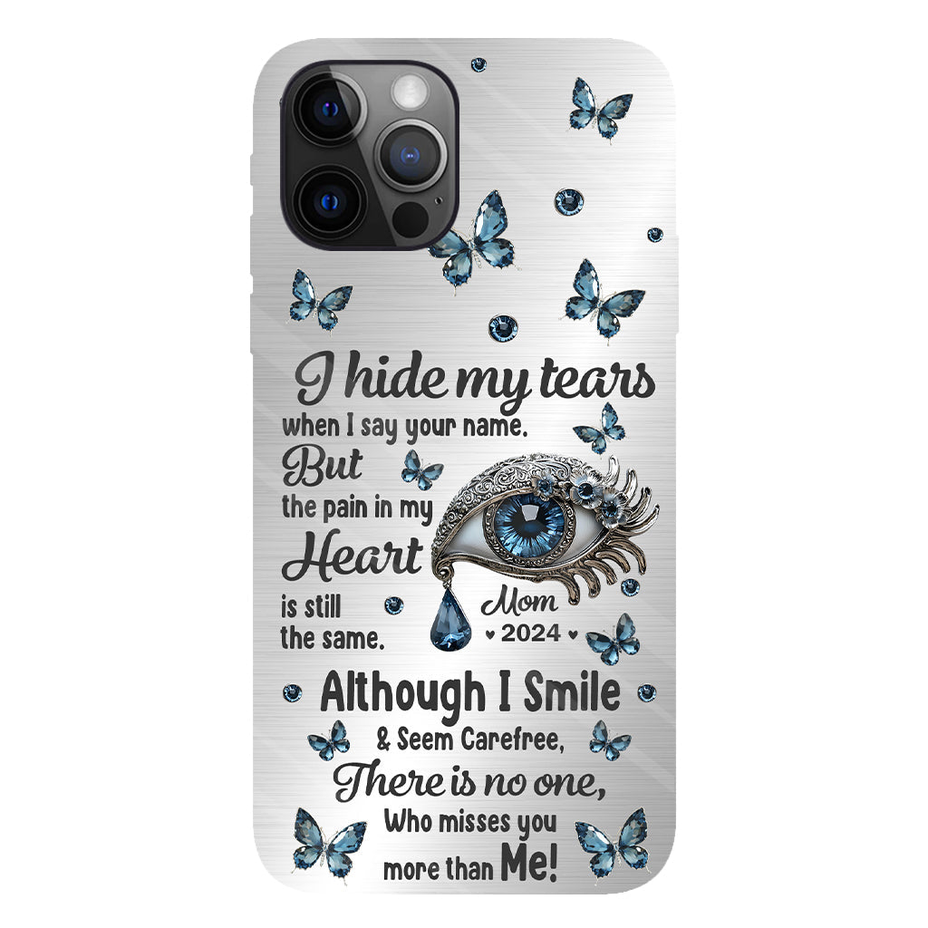 Mes larmes - Coque de téléphone personnalisée en hommage à mes larmes