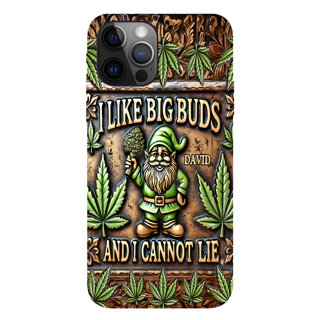 J'aime les grosses têtes - Coque de téléphone personnalisée avec impression intégrale sur le thème du cannabis