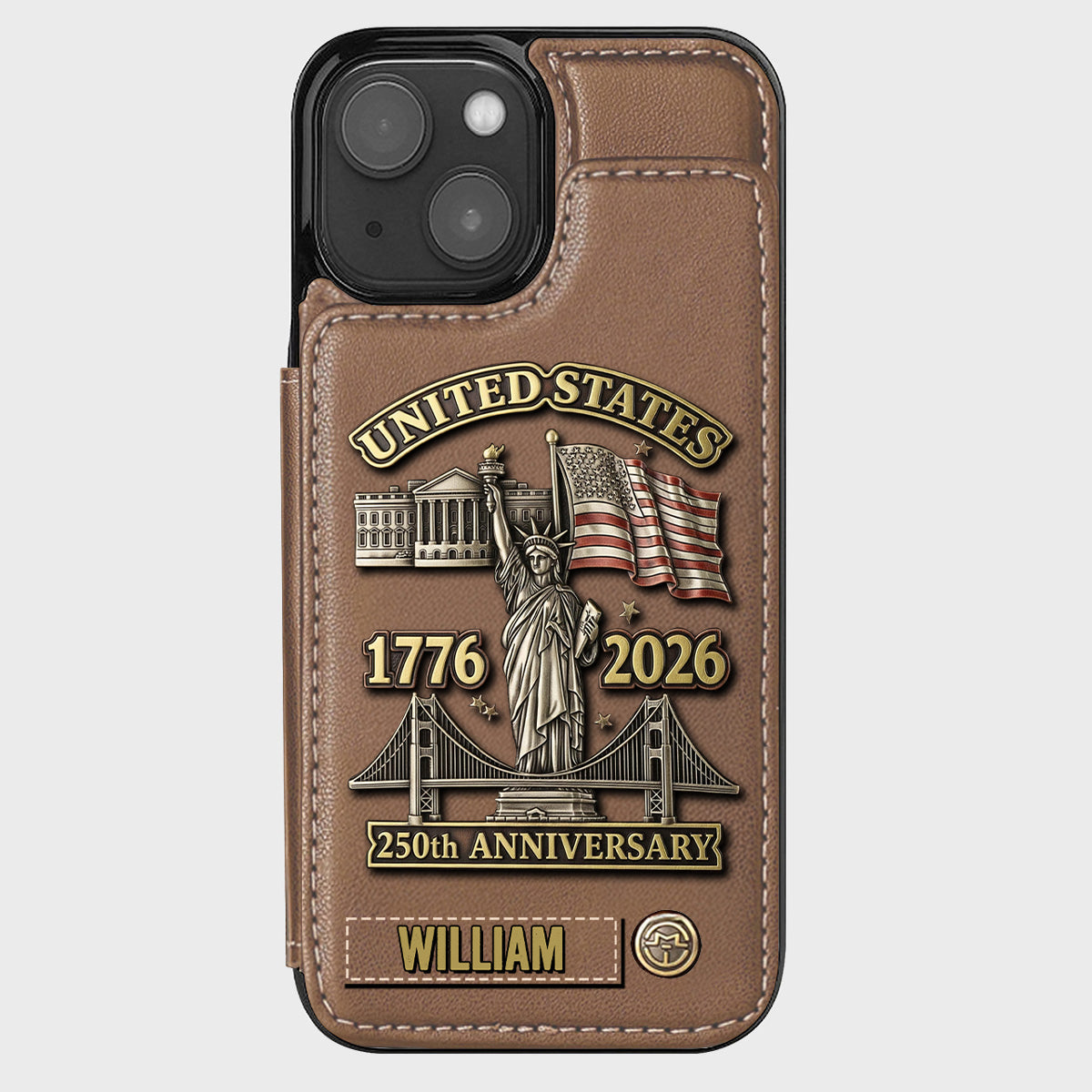 250th Anniversary - Personalized Wallet Phone Case