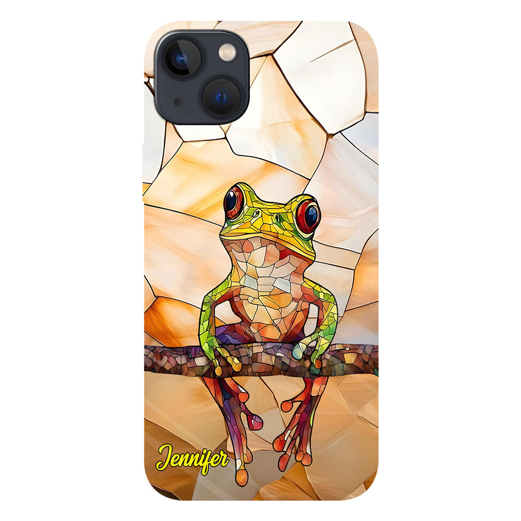 Coque de téléphone personnalisée avec motif grenouille - Cadeau idéal pour les amoureux des grenouilles