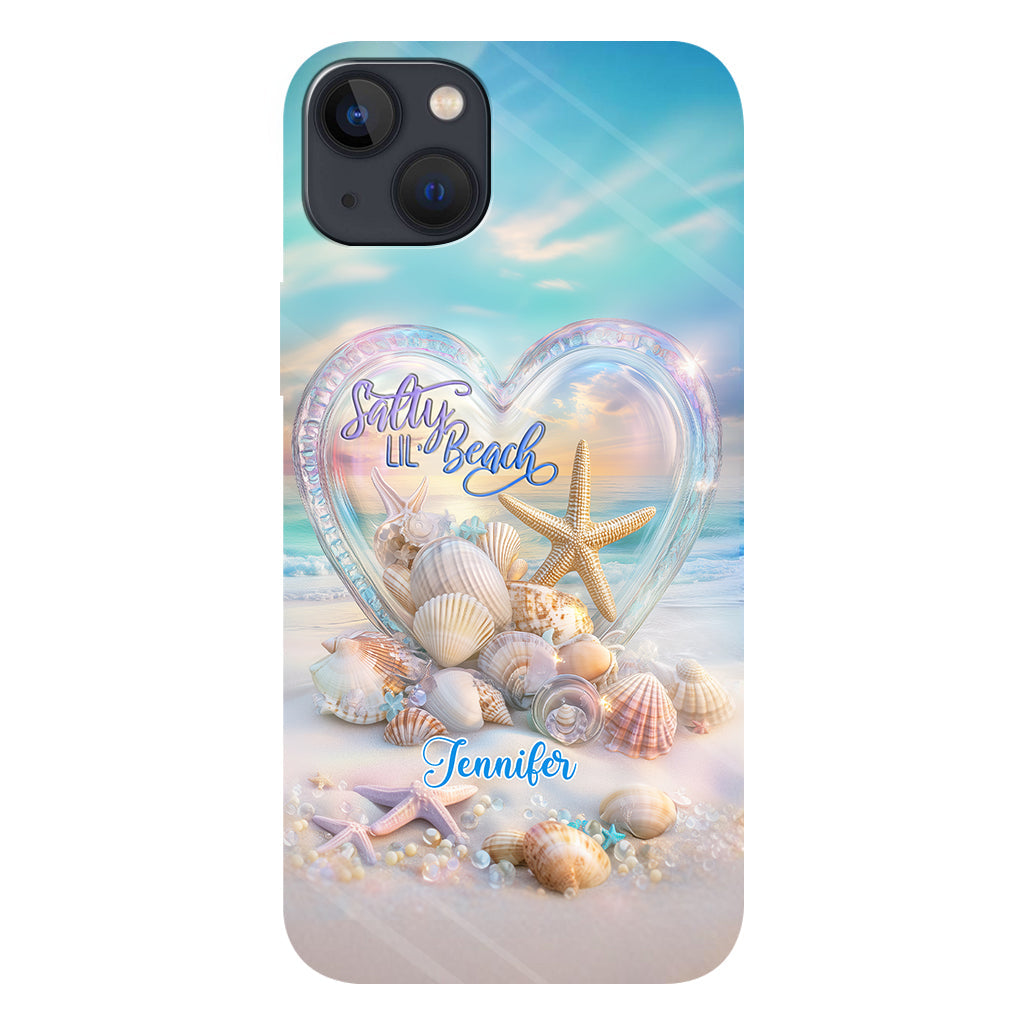 Salty Lil Beach - Coque de téléphone personnalisée pour amoureux de la mer avec impression intégrale