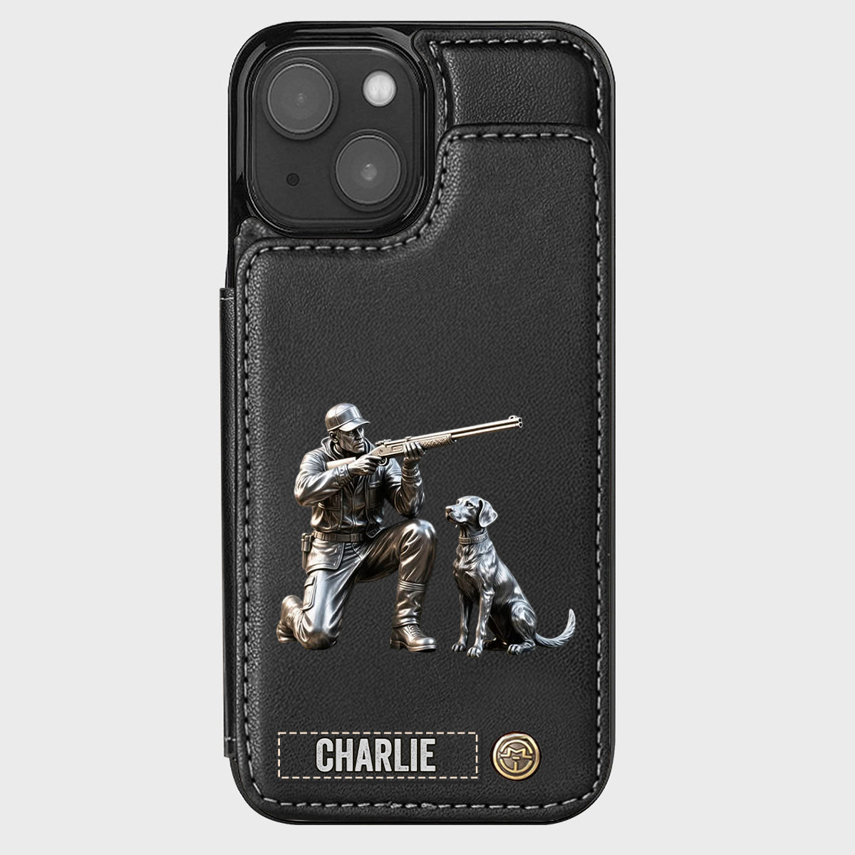 Passionné de chasse - Étui portefeuille personnalisé pour téléphone sur le thème de la chasse