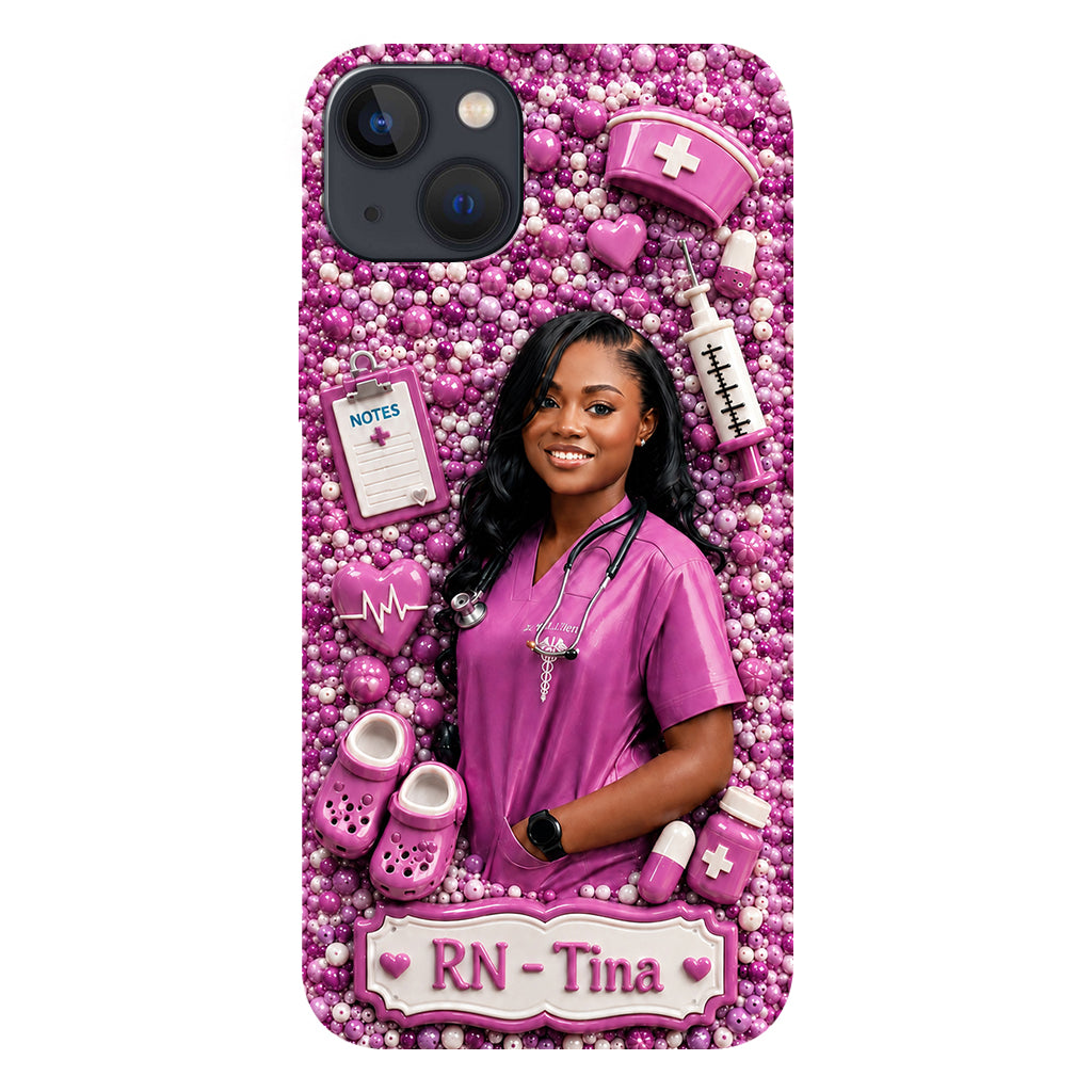 Love Being A Nurse - Personalized Nurse Full Print Phone Case