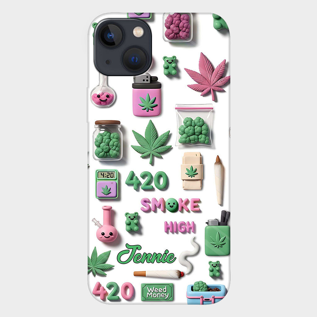 Stoner Chic - Personalized Weed Full Print Phone Case