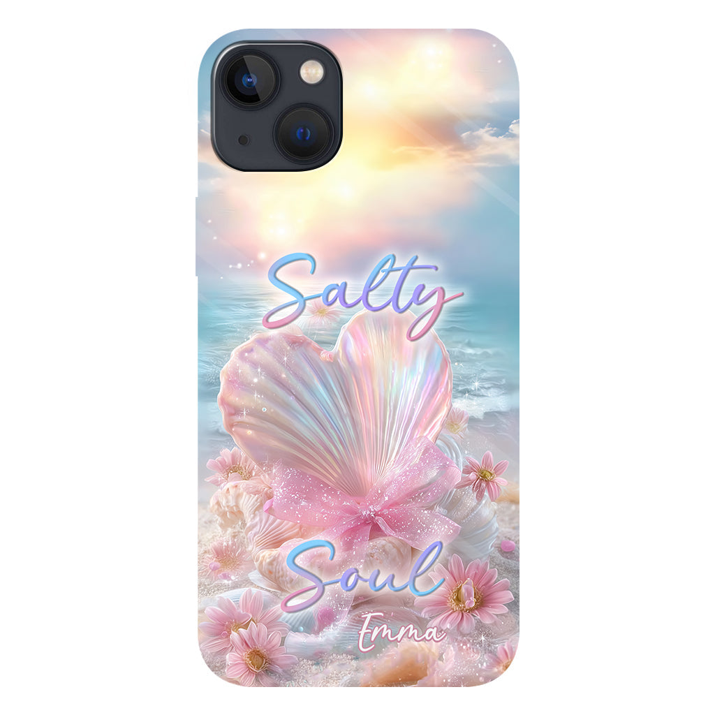 Salty Soul - Coque de téléphone personnalisée pour amoureux de la mer avec impression intégrale