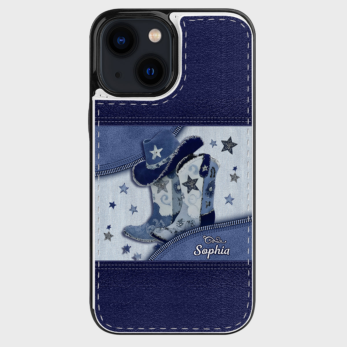 Cowgirl Boots - Personalized Cowgirl Foldable Wallet Phone Case