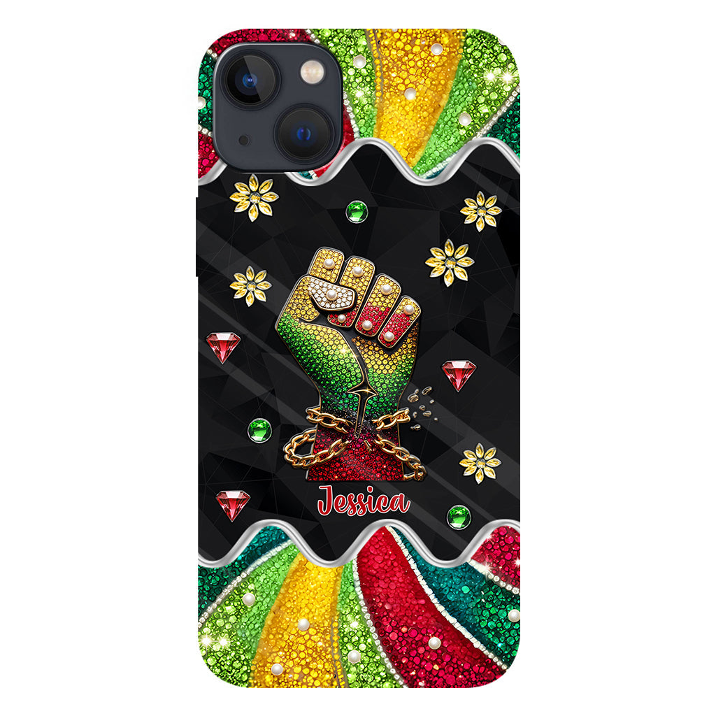 Ils ne nous aiment pas - Coque de téléphone et support de téléphone personnalisés Juneteenth avec impression intégrale