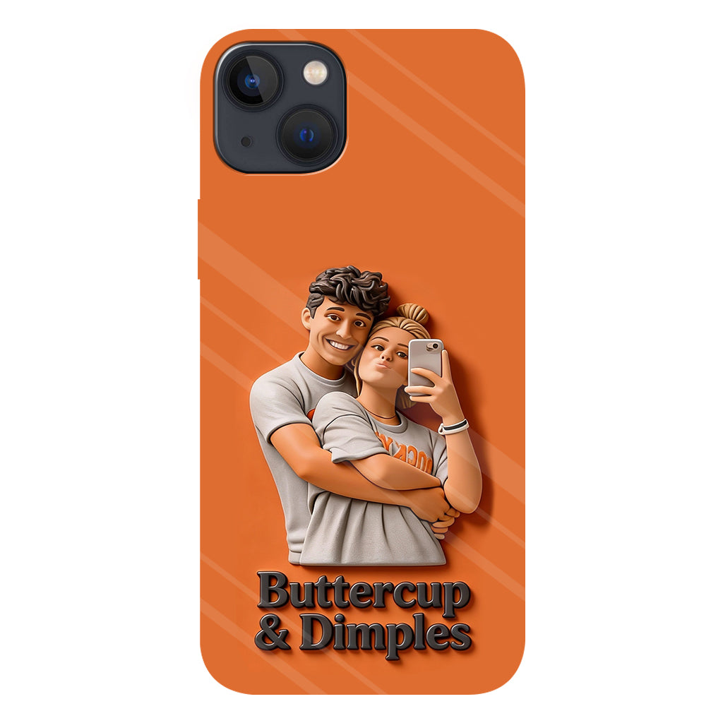 Coque de téléphone personnalisée avec photo pour couple - Cadeau idéal pour la Saint-Valentin