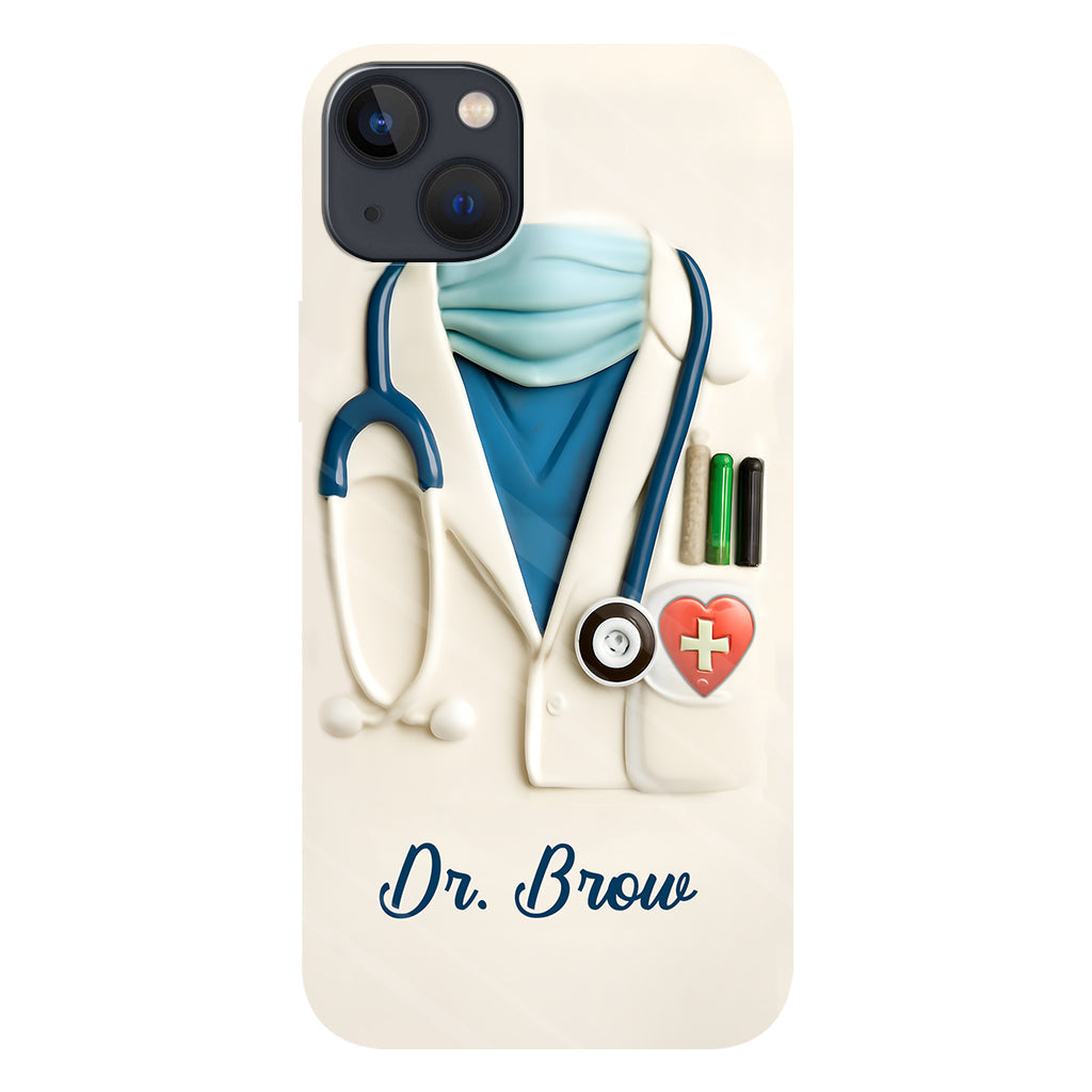 Medical Appreciation Design With Stethoscope - Personalized Full Print Phone Case
