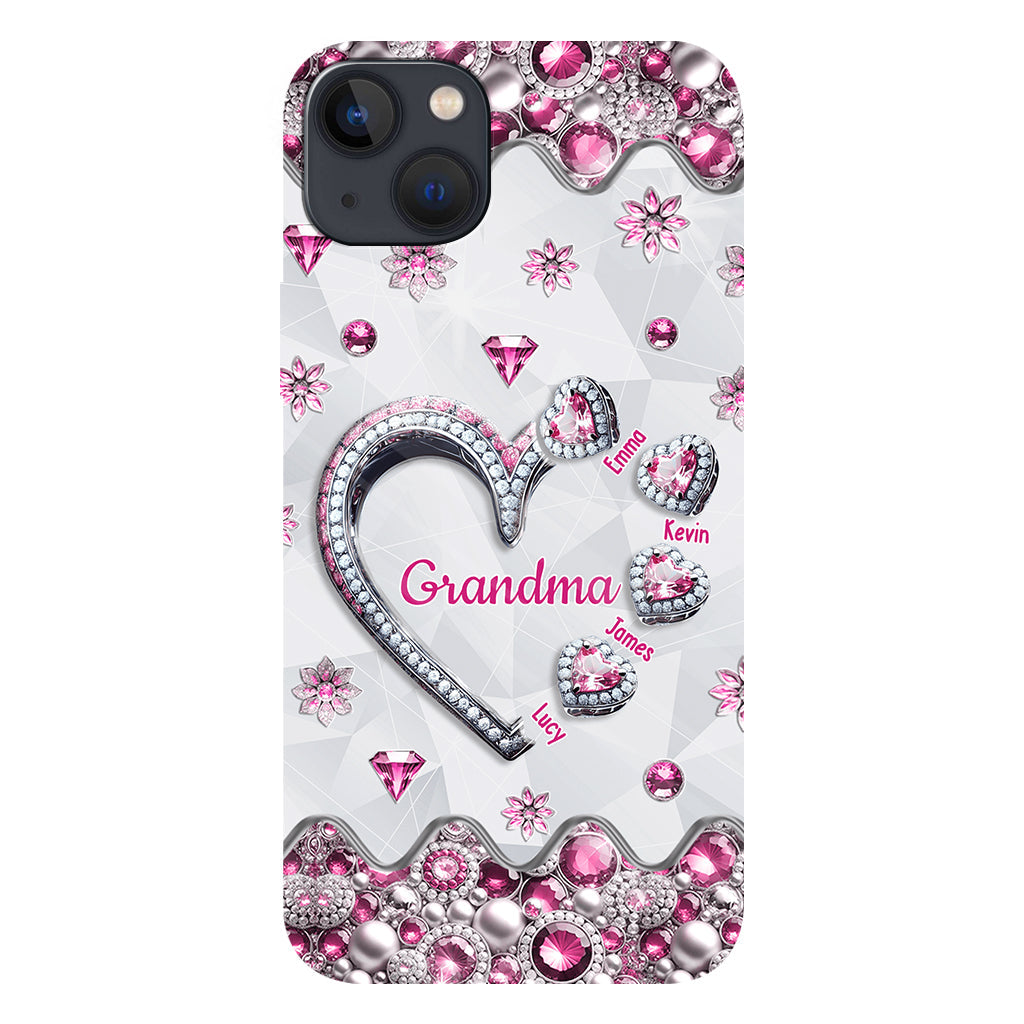 Cadeau pour grand-mère, maman… - Coque de téléphone personnalisée avec impression intégrale « Grand-mère »