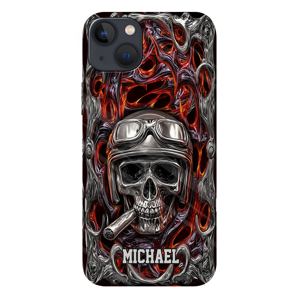 Ride Or Die - Coque de téléphone personnalisée pour motard avec impression intégrale