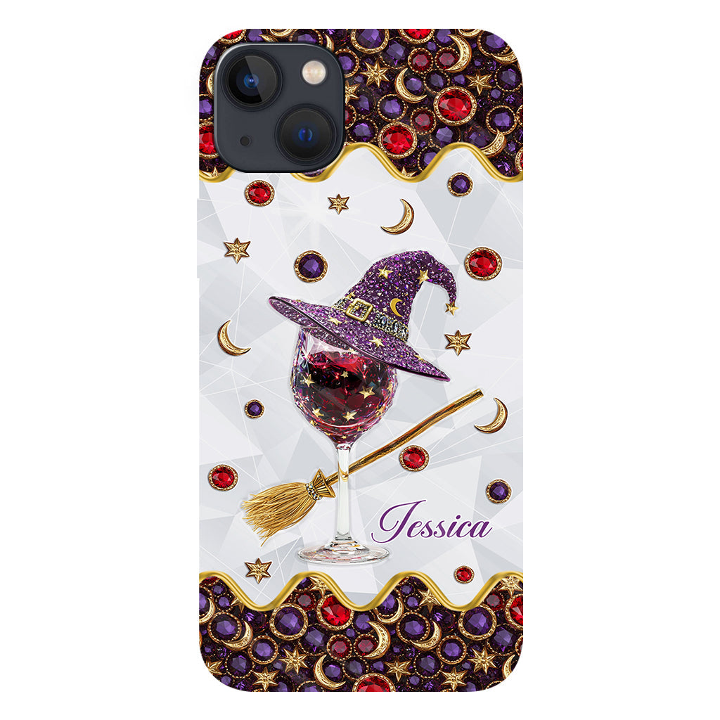 Wine Witch - Personalized Witch Full Print Phone Case