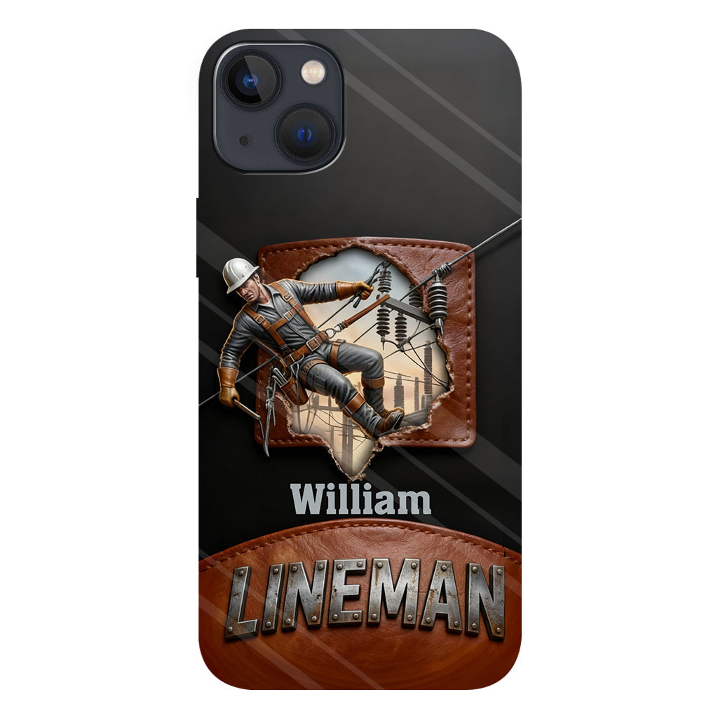 Cool Lineman - Personalized Lineman Full Print Phone Case