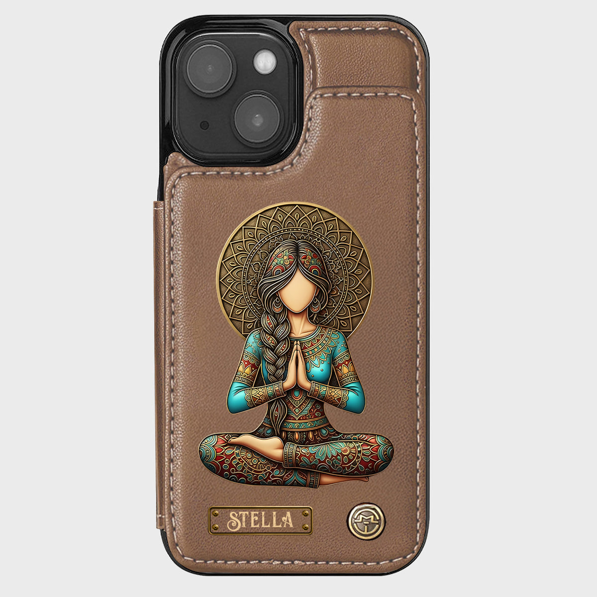 Lose Your Mind Find Your Soul - Personalized Yoga Wallet Phone Case