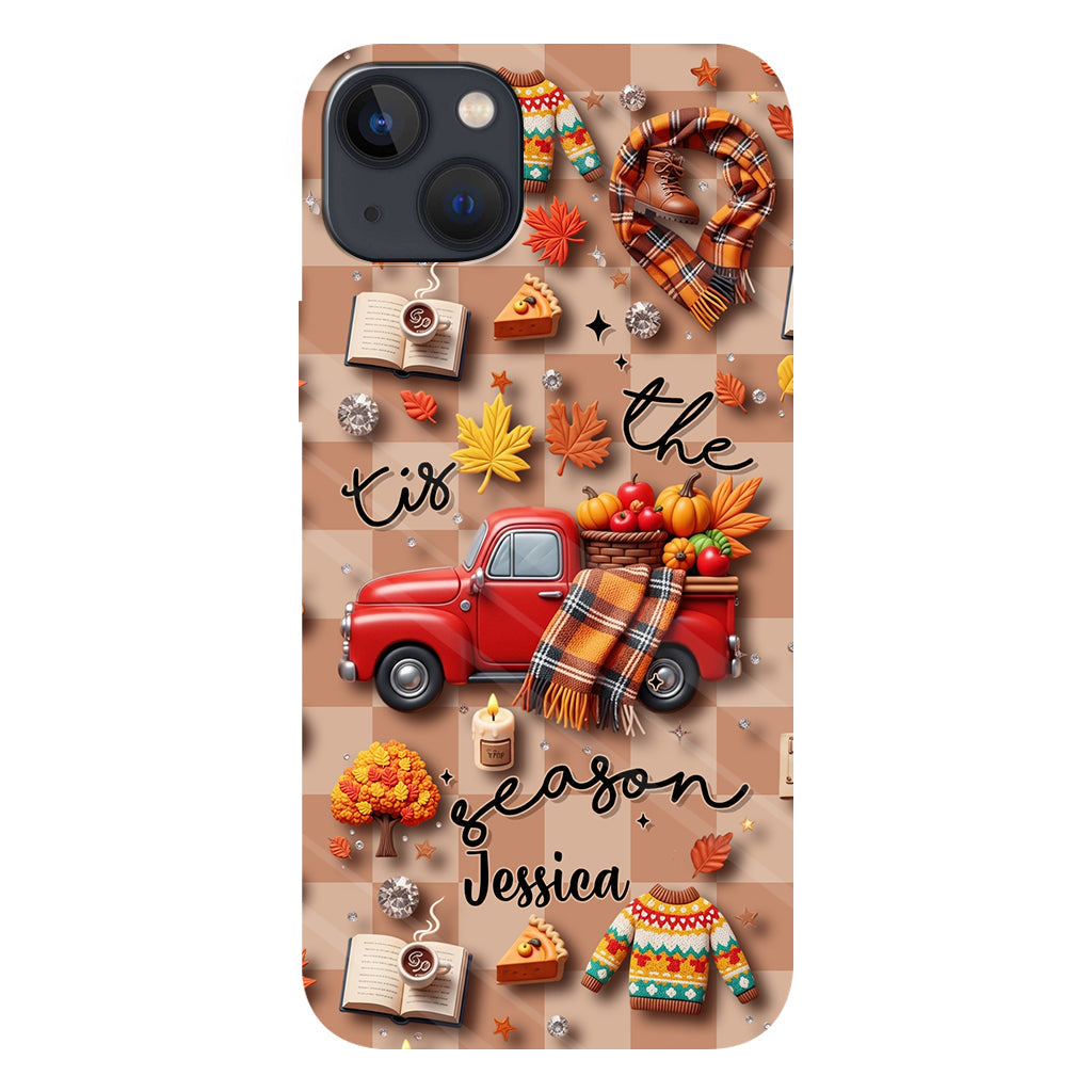 C'est la saison ! - Coque de téléphone personnalisée avec imprimé intégral automnal