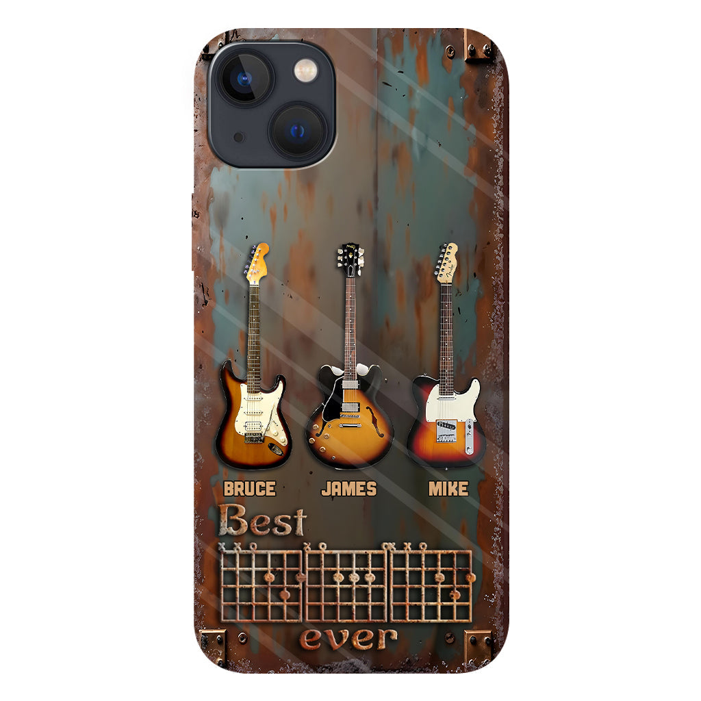 Best Guitar Dad Ever - Personalized Guitar Full Print Phone Case
