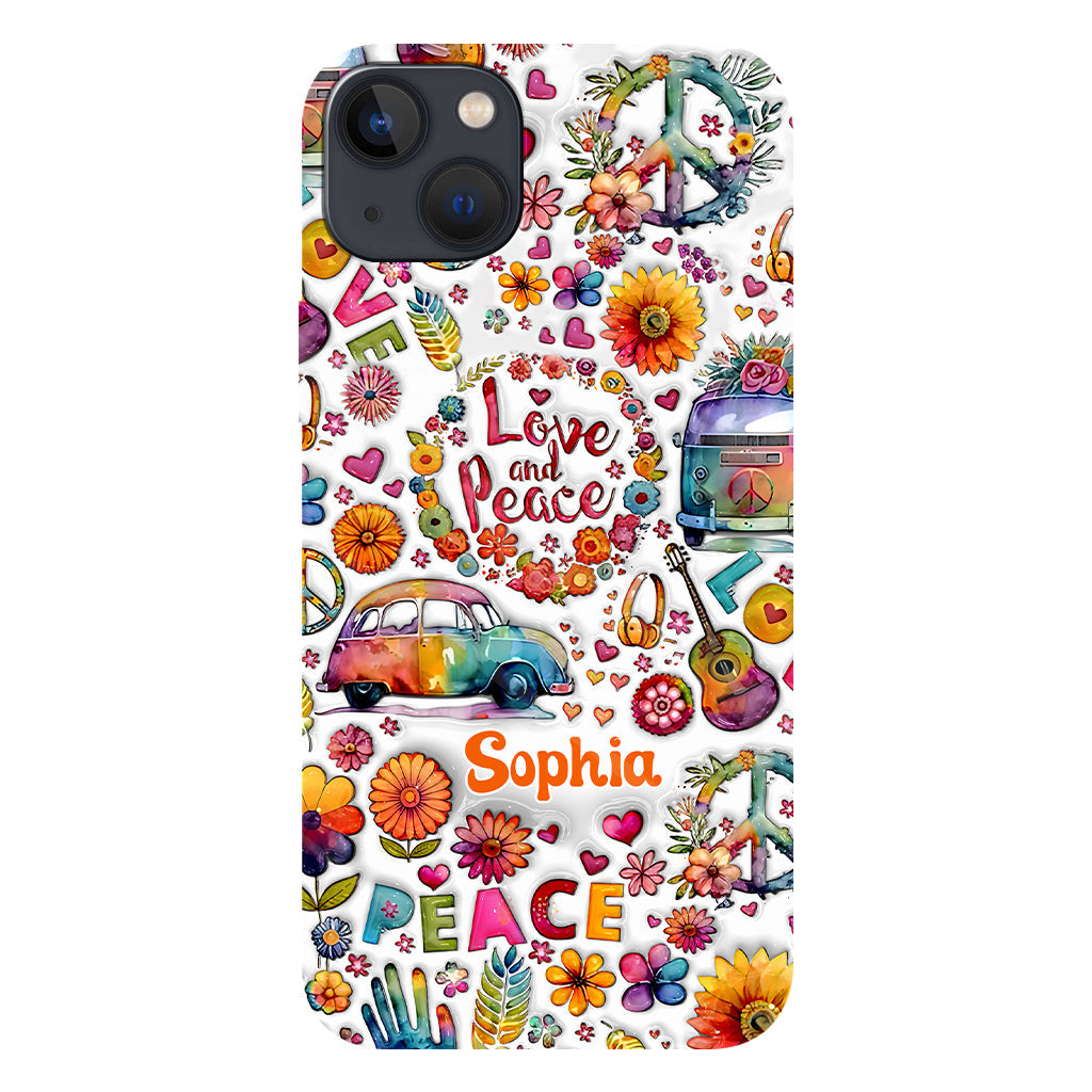 Coque de téléphone personnalisée Hippie Soul - Motif hippie intégral