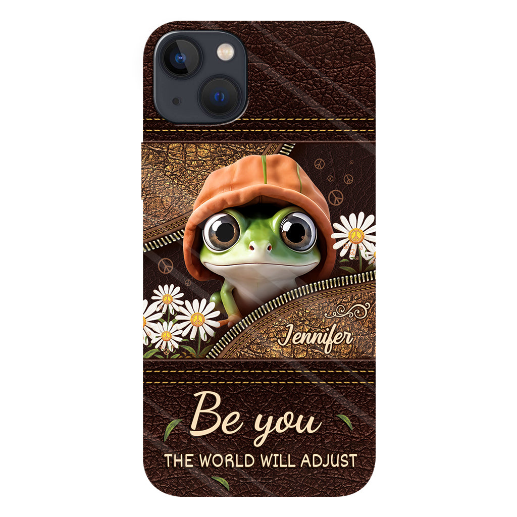 Be You The World Will Adjust - Personalized Hippie Full Print Phone Case