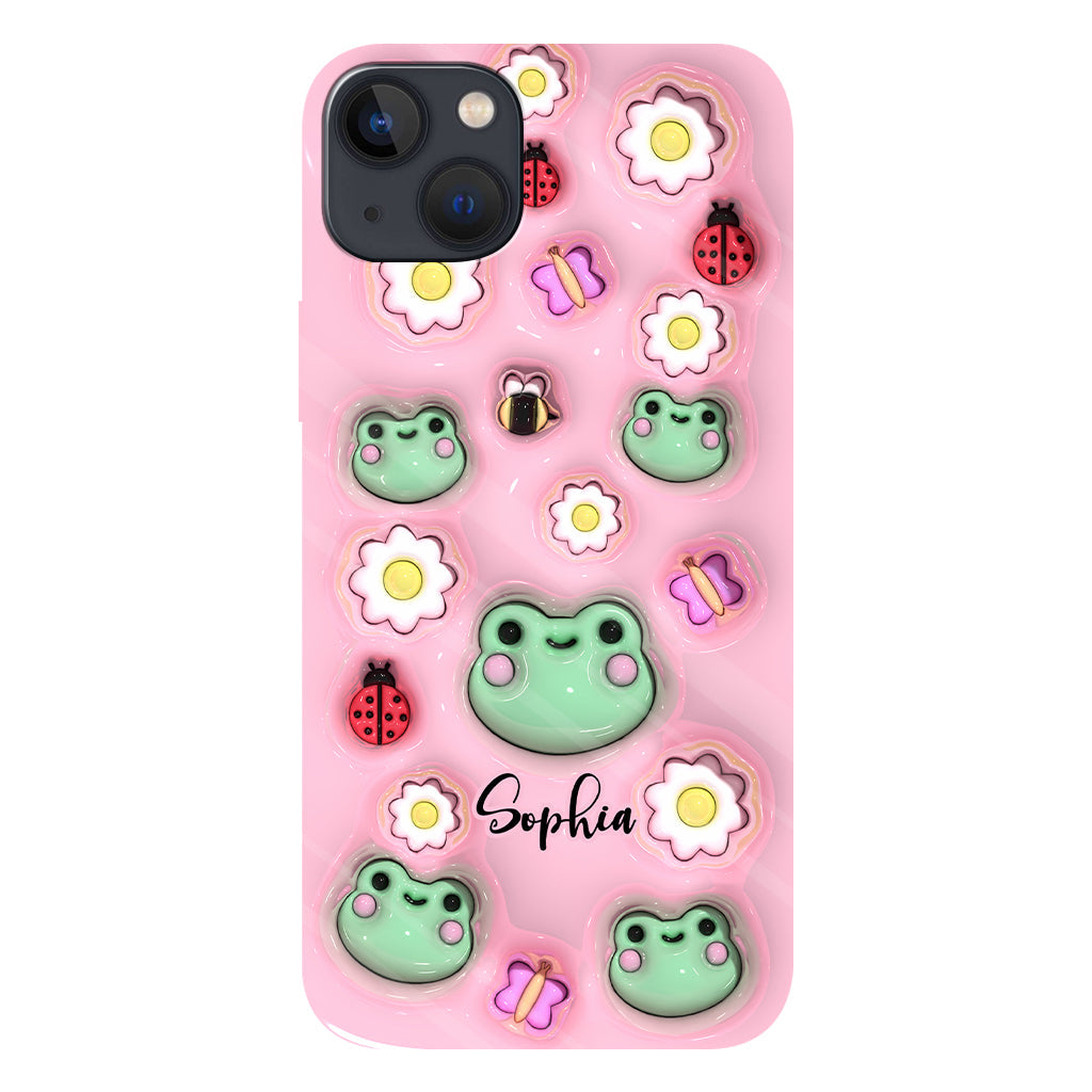 Coque de téléphone personnalisée « Grenouilles » - Motif grenouille intégral