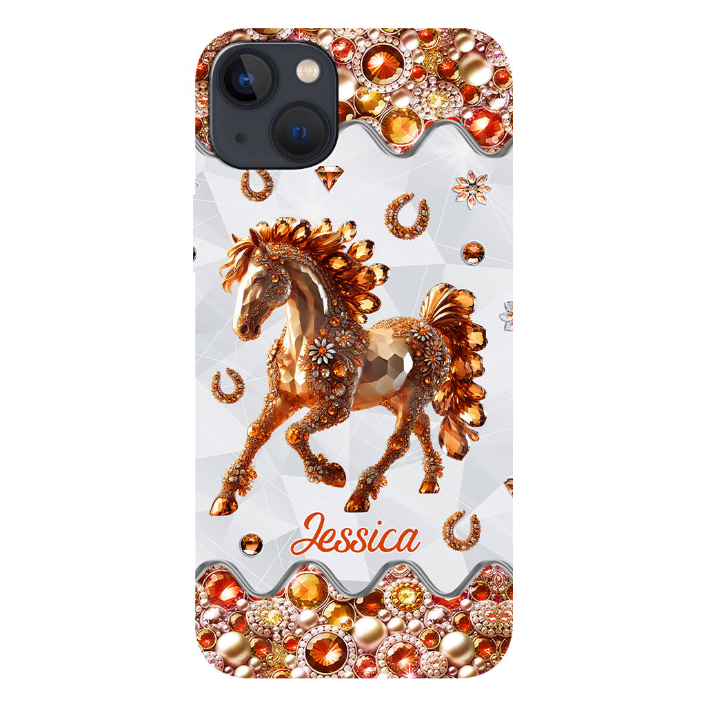 Just A Girl Who Loves Horses - Personalized Horse Full Print Phone Case