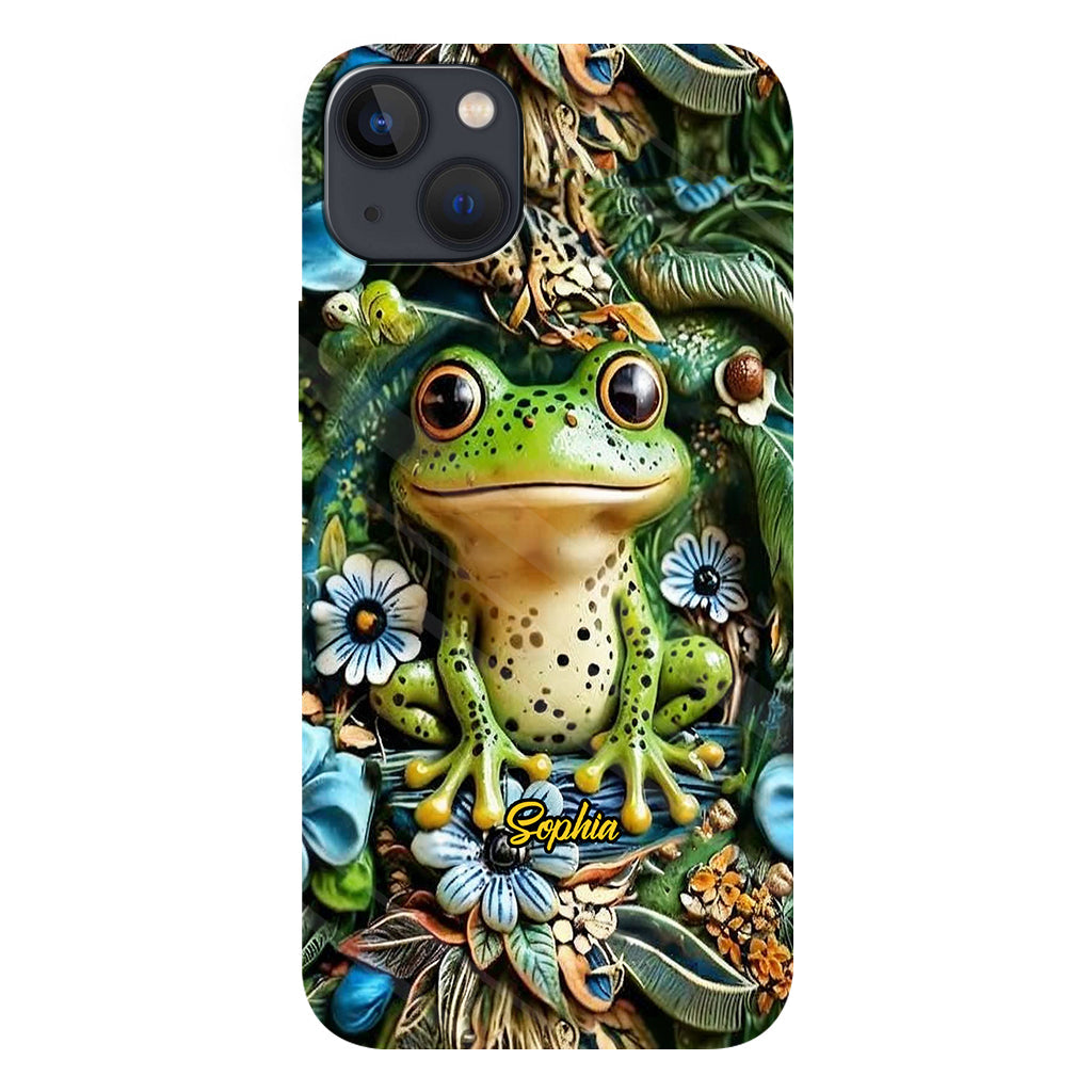 Coque de téléphone personnalisée « Grenouilles » - Motif grenouille intégral