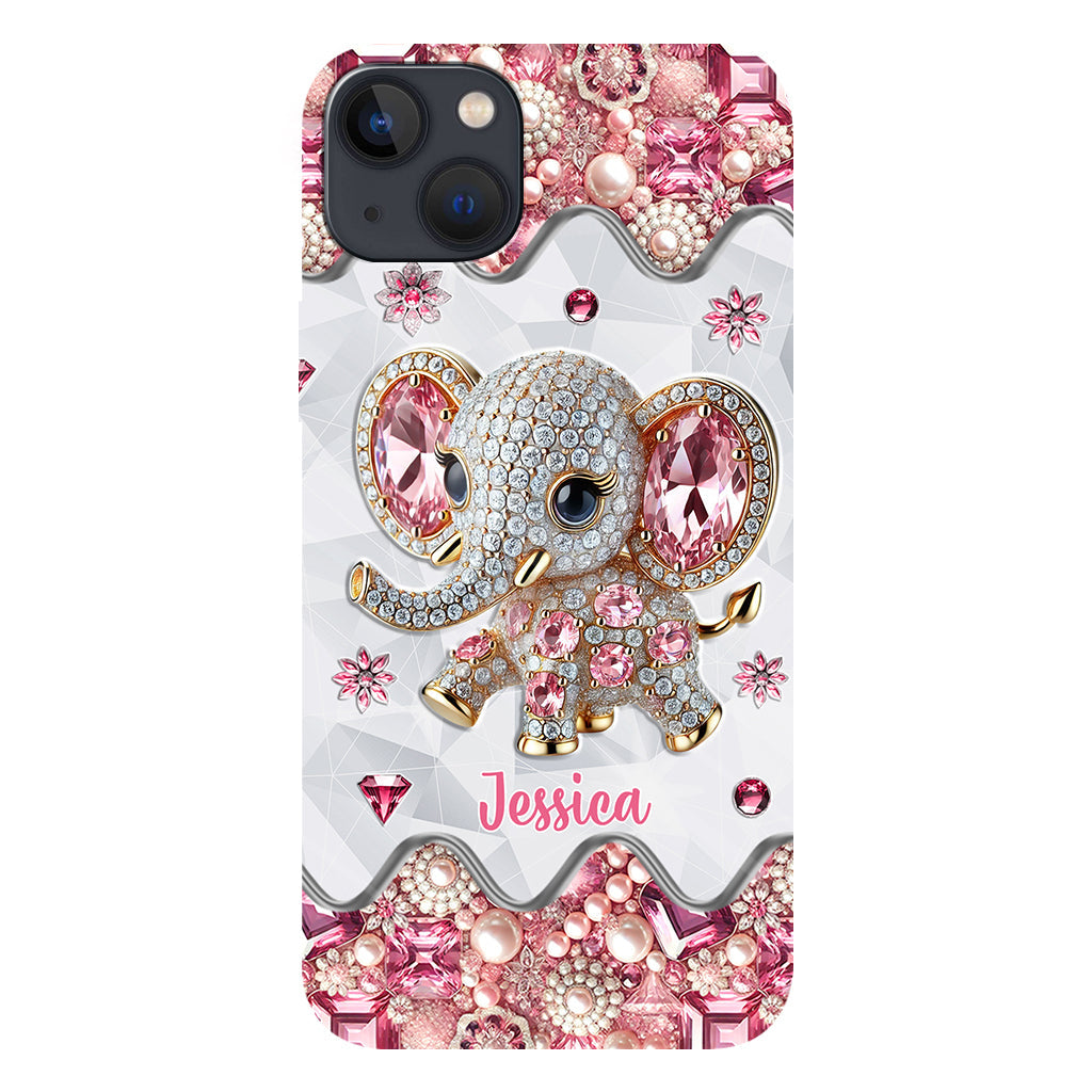Just A Girl Who Loves Elephants - Personalized Elephant Full Print Phone Case